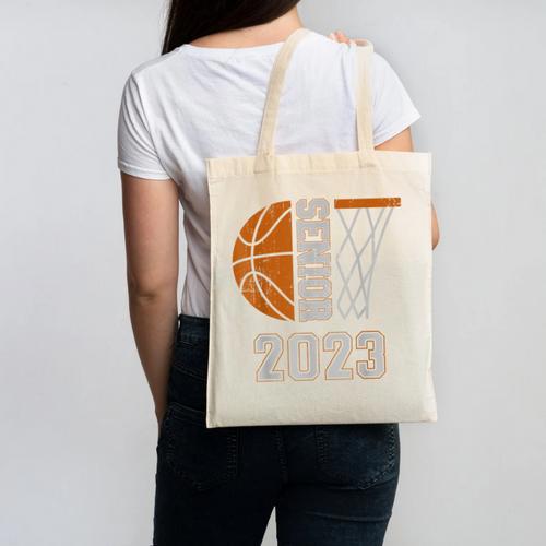 Senior Class Of 2023 Graduation Basketball Team Graduate Canvas Tote Bag - Best Gift Smart