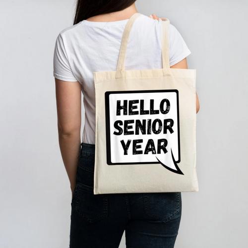 Seniors Class Of 2026 Back To School Graduation Canvas Tote Bag - Best Gift Smart