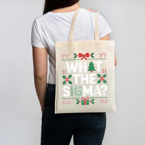 What The Sigma Christmas Party Outfit For Introverts Canvas Tote Bag - Raresse