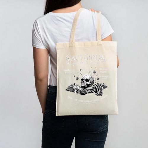 Smut Goblin Reading Club Spicy Book Lover Canvas Tote Bag - Bookorys CA