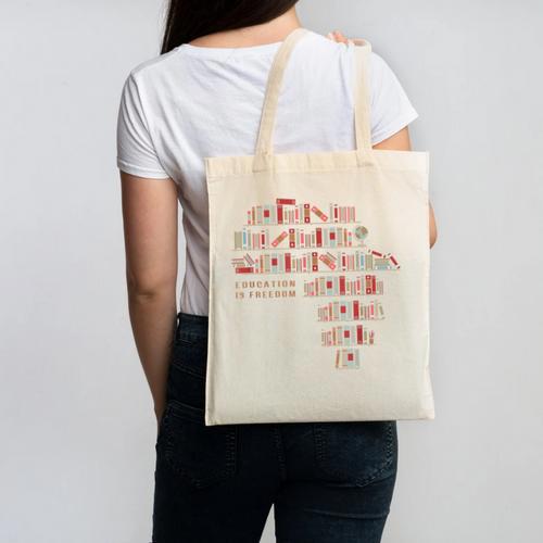 History Book Education Is Freedom Canvas Tote Bag - Bookorys CA