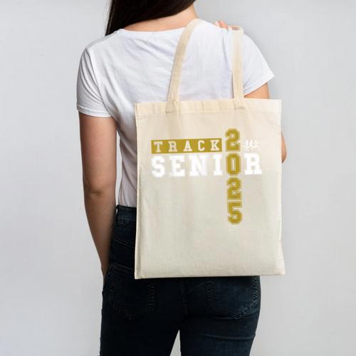 Track Senior Night Track Senior 2025 Graduation 14 Canvas Tote Bag - Best Gift Smart