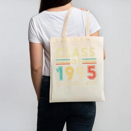 Vintage Class Of 1995 30th Reunion Alumni Graduation Party Canvas Tote Bag - Best Gift Smart