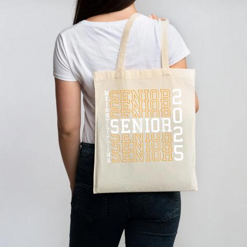 Weightlifting Senior Night Senior 2025 Graduation 42 Canvas Tote Bag - Best Gift Smart