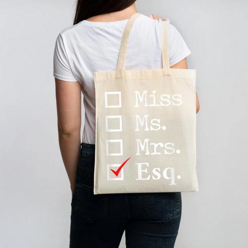 Women Lawyer Attorney Law School Graduation Lawyer Canvas Tote Bag - Best Gift Smart