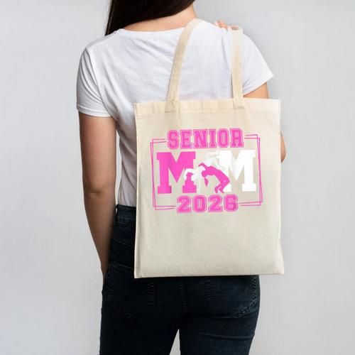 Wrestling Senior Mom Wrestling Senior 2026 Graduation Canvas Tote Bag - Best Gift Smart