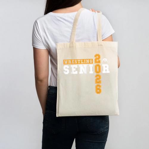 Wrestling Senior Night Wrestling Senior 2026 Graduation 27 Canvas Tote Bag - Best Gift Smart