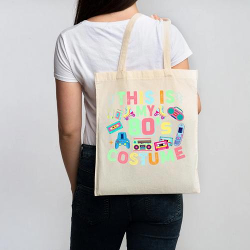 This Is My 90s Costume Mixtape Era Outfits Nostalgia 1990s Premium Tri-Blend Canvas Tote Bag - Figerry