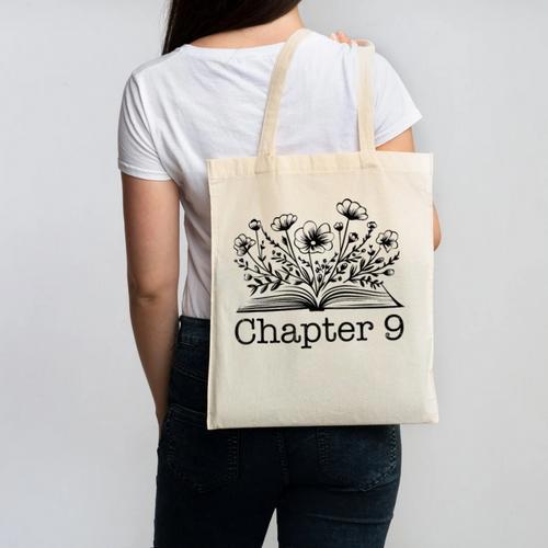 9th Birthday Chapter 9 Reading Book Lover 9 Year Old Canvas Tote Bag - Bookorys CA