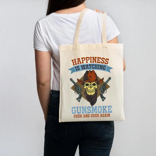 Over And Over Again Cowboys Western Nostalgia Movies Canvas Tote Bag - Figerry