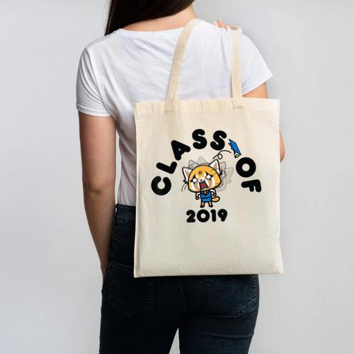 Aggretsuko Class Of 2019 Graduation Seniors Graduate Canvas Tote Bag - Best Gift Smart