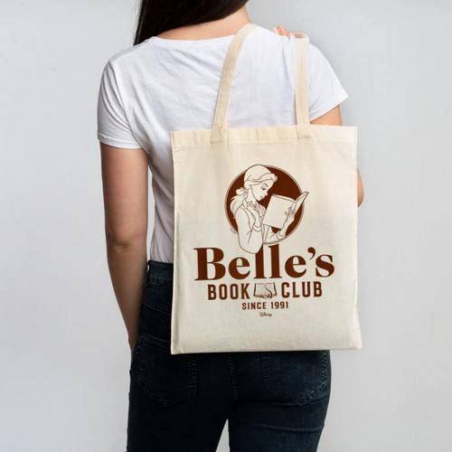 Beauty & The Beast Belle's Book Club Canvas Tote Bag - Bookorys