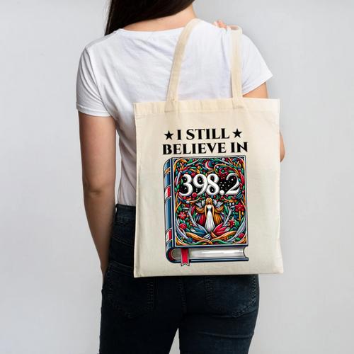 I Still Believe In 3982 Section Fairy Tale Book Lover Canvas Tote Bag - Bookorys