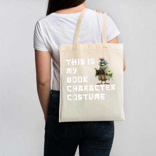 This Is My Book Character Costume Reading For Him & Her Cool Canvas Tote Bag - Bookorys