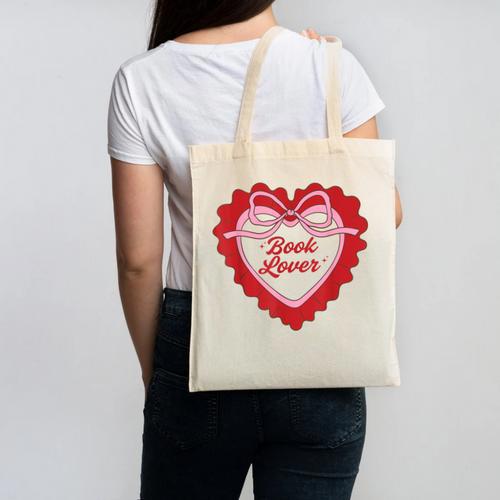 Book Lover Canvas Tote Bag - Bookorys