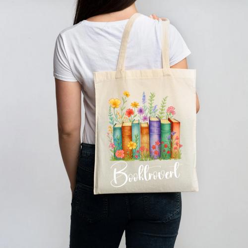 Booktrovert Book Reader Book Nerd Book Reading Lover Premium Tri-Blend Canvas Tote Bag - Bookorys UK