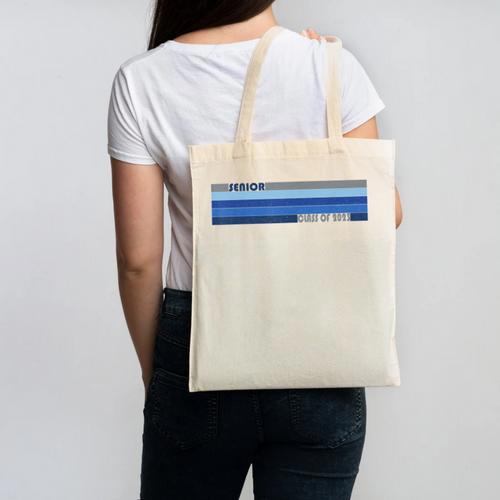 Class Of 2023 Senior Retro 2023 Grad Graduate Graduation Canvas Tote Bag - Best Gift Smart