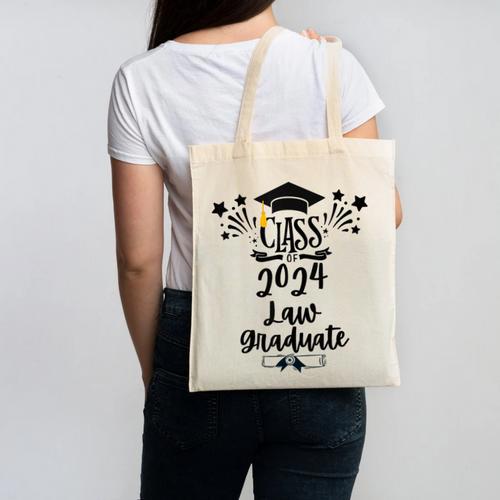 Class Of 2024 Law Graduation 2024 JD Degree Law Graduate Canvas Tote Bag - Best Gift Smart
