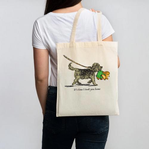 Corduroy Time I Took You Home Teddy Bear Children's Book Canvas Tote Bag - Bookorys