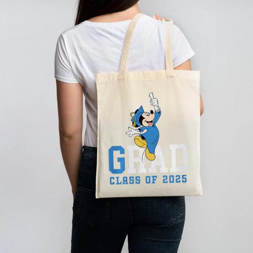 Disney Mickey Mouse 2025 Graduation Class Of '25 Rad Grad Premium Tri-Blend Canvas Tote Bag - Best Gift Smart