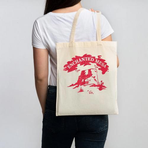 Enchanted Mesa Plateau Nostalgia Canvas Tote Bag - Figerry
