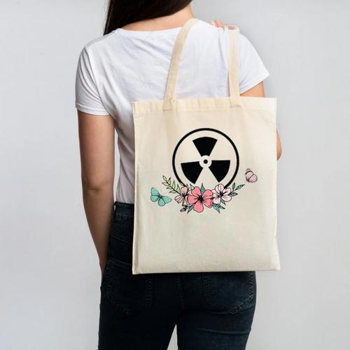 Floral Rad Tech Radiology Graduation X-Ray Tech Canvas Tote Bag - Best Gift Smart