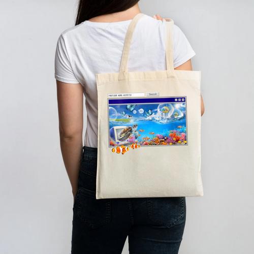 Frutiger Aero Y2k 2000s Canvas Tote Bag - Figerry