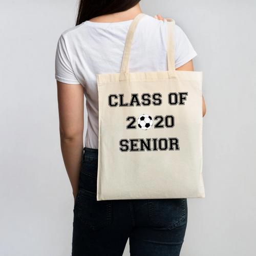 FUN CLASS OF 2020 SENIOR SOCCER GRADUATION GIFT SHIRT Canvas Tote Bag - Best Gift Smart