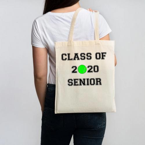 FUN CLASS OF 2020 SENIOR TENNIS GRADUATION GIFT SHIRT Canvas Tote Bag - Best Gift Smart