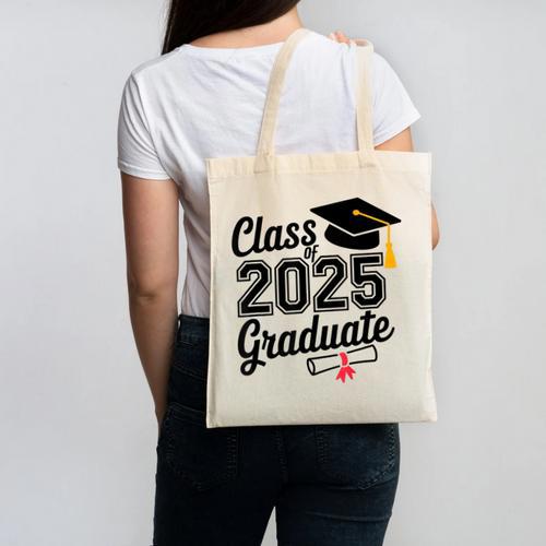 Graduation 2025 Senior 2025 Class Of 2025 Graduate Canvas Tote Bag - Best Gift Smart