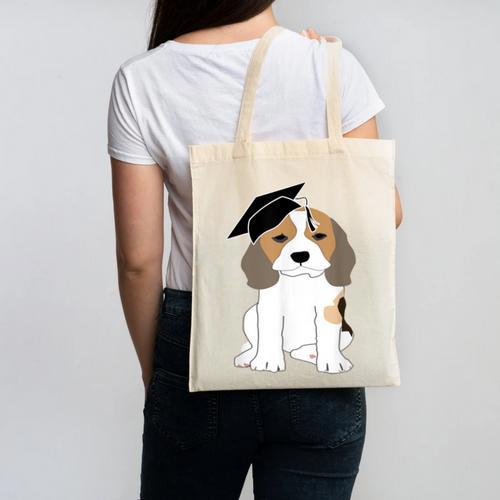 Graduation Beagle Dog 2017 Graduate Graduation Tee Canvas Tote Bag - Best Gift Smart