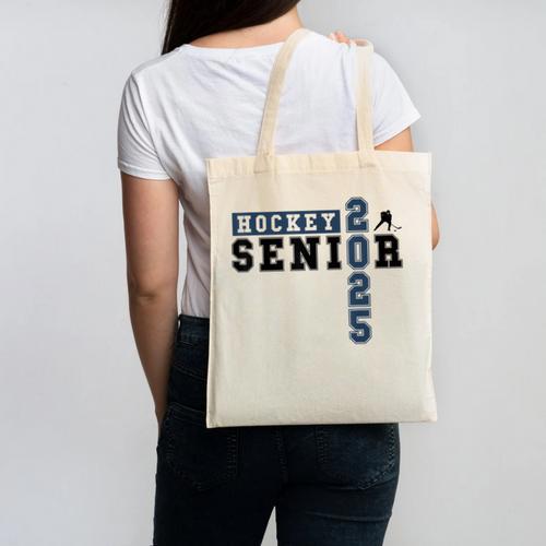 Hockey Senior Night Hockey Senior 2025 Graduation 32 Canvas Tote Bag - Best Gift Smart