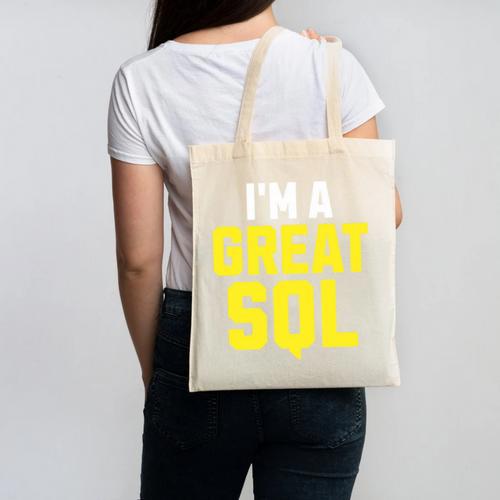 I'm A Great SQL Introvert Saying Inbound Marketing Premium Tri-Blend Canvas Tote Bag - Raresse