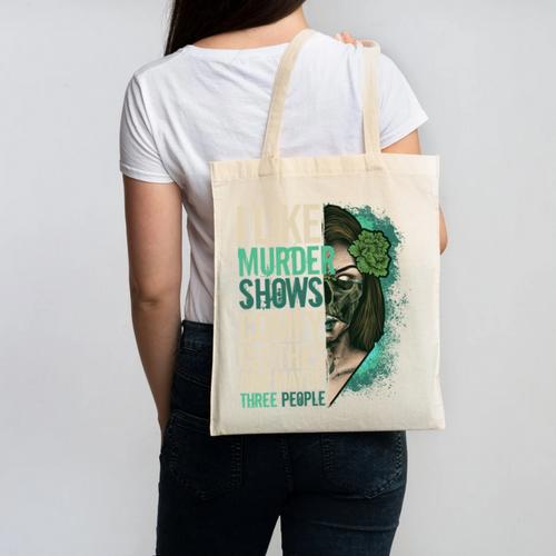 Introverted Murder Shows True Crime Lovers Introvert Canvas Tote Bag - Raresse