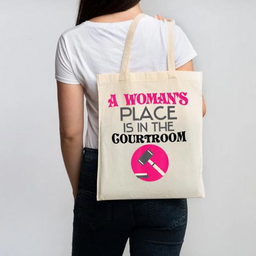 Lawyer Attorney Law School Graduation Female Women Canvas Tote Bag - Best Gift Smart