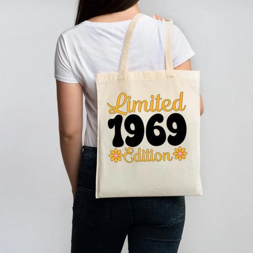 Limited 1969 Edition Retro Nostalgia Art Premium Canvas Tote Bag - Figerry