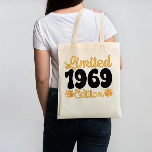 Limited 1969 Edition Retro Nostalgia Art Canvas Tote Bag - Figerry