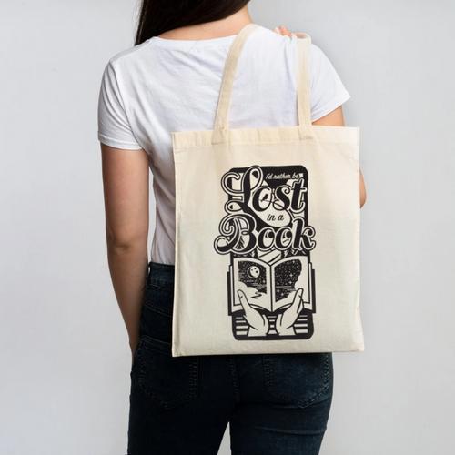 Lost In a Book Canvas Tote Bag - Bookorys DE