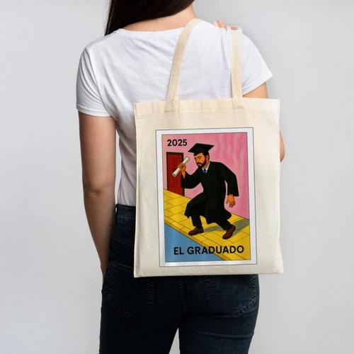 Mexican For Graduation 2025 El Graduado Premium Tri-Blend Canvas Tote Bag - Best Gift Smart