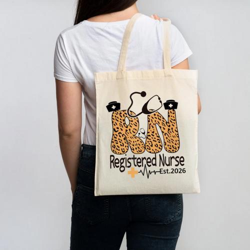 Nurse Est 2026 Graduation Graduate Nursing Student RN LPN Canvas Tote Bag - Best Gift Smart