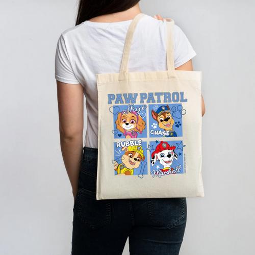 Paw Patrol Year Book Canvas Tote Bag - Bookorys