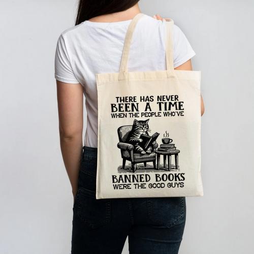 The People Who'Ve Banned Books Were The Good Guys Canvas Tote Bag - Bookorys DE