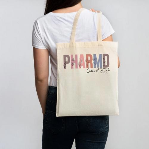 Pharmacist Graduation PharmD Class Of 2024 Pharmacy Grad Canvas Tote Bag - Best Gift Smart