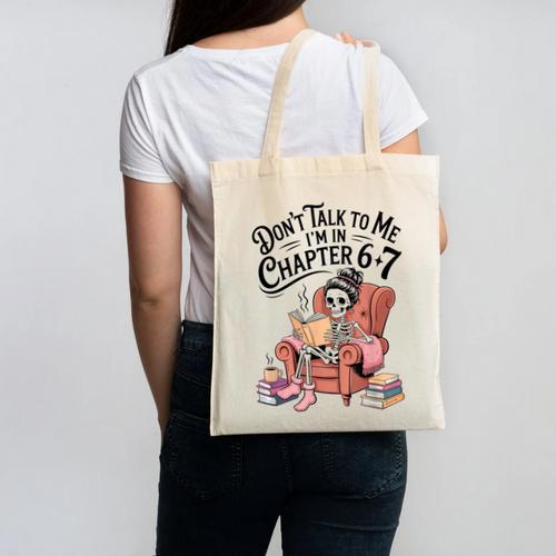 Reading 67 Six Seven Meme English Teacher Book Lover Canvas Tote Bag - Bookorys
