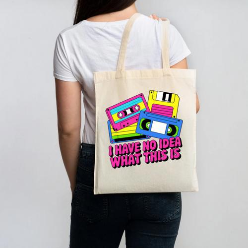 Retro Cassette Vintage 80s Nostalgia Canvas Tote Bag - Figerry