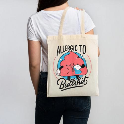 Retro Toon Introvert Sarcasm Anti-Social Nihilism Canvas Tote Bag - Raresse