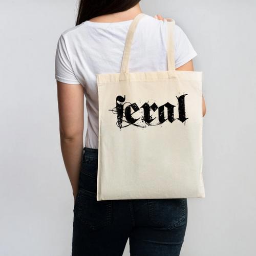 Sarcasm Women Introvert Wild Men Feral Canvas Tote Bag - Raresse