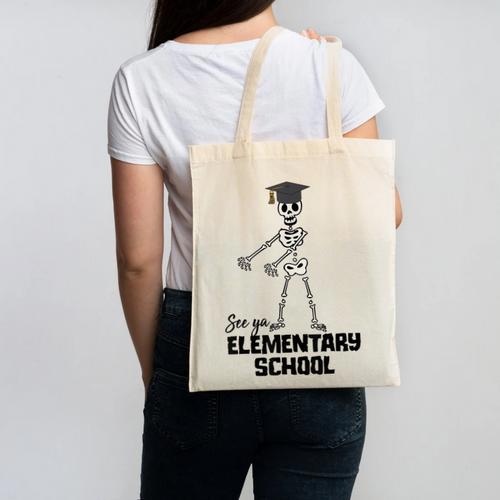 See Ya Elementary School Shirt Cool Graduation Tee Canvas Tote Bag - Best Gift Smart