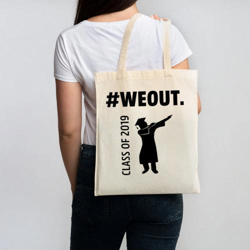 Senior 2019 Grad College High School Graduation Canvas Tote Bag - Best Gift Smart