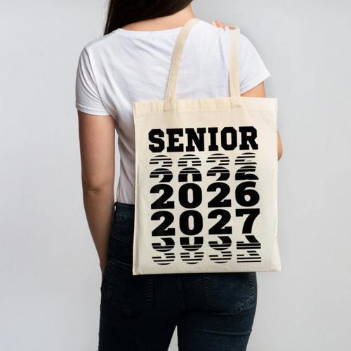 Senior 2026 2027 Class Of Graduation Canvas Tote Bag - Best Gift Smart